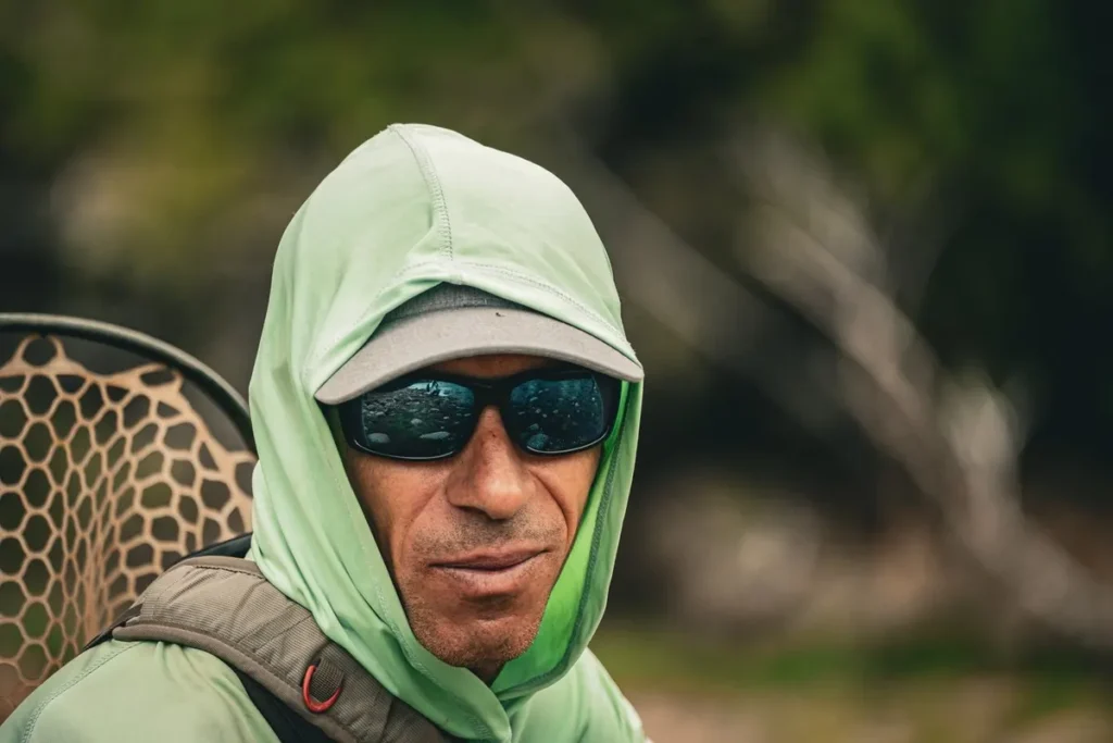 Ariel, fly fishing guide at Patagonia Trashumante